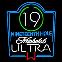 Michelob Ultra 19th Hole Beer Sign Neonreclame
