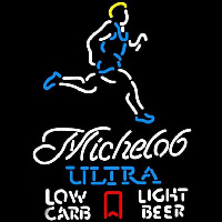 Michelob Ultra Light Low Carb Jogger Beer Sign Neonreclame