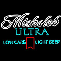 Michelob Ultra Light Low Carb Red Ribbon Neonreclame