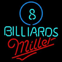 Miller Ball Billiards Pool Beer Neonreclame