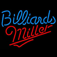 Miller Billiards Te t Pool Beer Sign Neonreclame