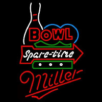 Miller Bowling Spare Time Beer Sign Neonreclame