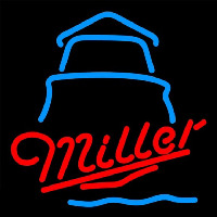 Miller Day Lighthouse Beer Sign Neonreclame