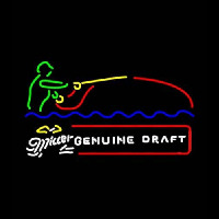 Miller Genuine Draft Fisherman Neonreclame