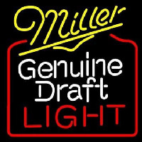 Miller Genuine Draft Golden Gate Bridge Wide Neonreclame