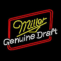 Miller Genuine Draft Hollywood Beer Sign Neonreclame