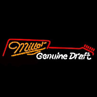 Miller Guitar Beer Sign Neonreclame