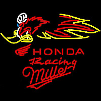 Miller Honda Racing Woody Woodpecker Crf 250,450 Beer Sign Neonreclame