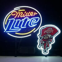 Miller Late Bier Bar Open Neonreclame