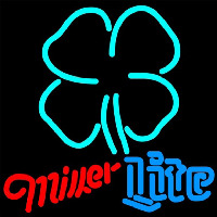 Miller Lite Clover Beer Sign Neonreclame