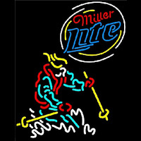 Miller Lite Logo Skier Neonreclame