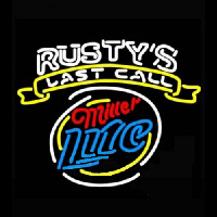 Miller Lite Rusty Last Call Neonreclame