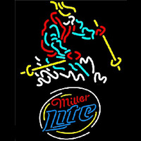 Miller Lite Skier Logo Neonreclame