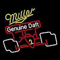 Miller Race Car Beer Sign Neonreclame