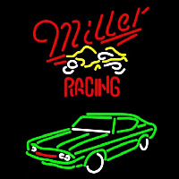 Miller Racing NASCAR Beer Sign Neonreclame