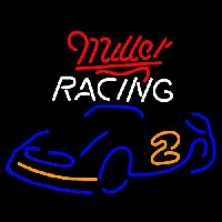 Miller Racing Rusty Wallace Car Beer Sign Neonreclame