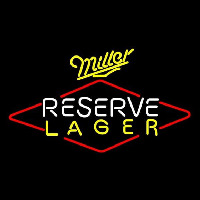 Miller Reserve Lager Beer Sign Neonreclame