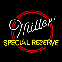 Miller Special Reserve Beer Sign Neonreclame