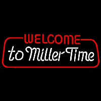 Miller welcome to time Beer Sign Neonreclame