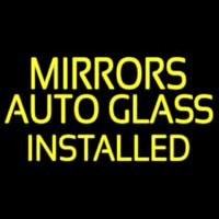 Mirror Auto Glass Installed Neonreclame