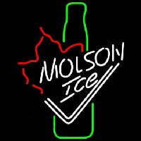 Molson Ice Bottle Neonreclame