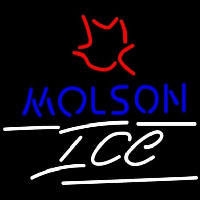 Molson Ice Small Maple Leaf Neonreclame