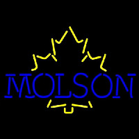 Molson Yellow Maple Leaf Neonreclame