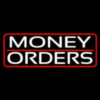 Money Orders With Red Border And Line Neonreclame