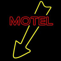 Motel With Down Arrow Neonreclame