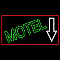 Motel With Down Arrow Neonreclame