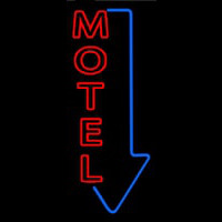 Motel With Down Arrow Neonreclame