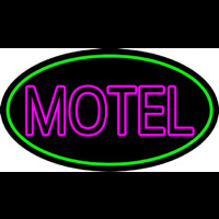 Motel With Green Border Neonreclame