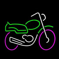 Motorcycle Multicolored Logo Neonreclame