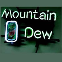 Mountain Dew Soda Bier Bar Neonreclame