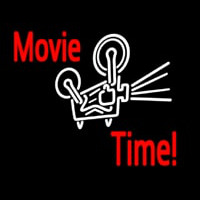 Movie Time With Logo Neonreclame