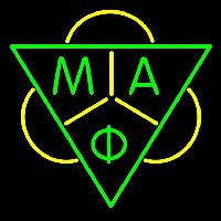 Mu Alpha Phi Logo Neonreclame