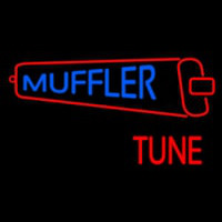 Muffler Tune With Red Logo Neonreclame