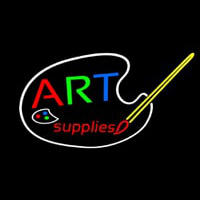 Multi Color Art Supplies With Brush Neonreclame