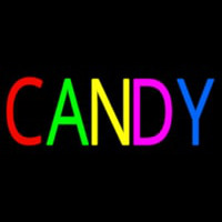 Multi Colored Block Candy Neonreclame