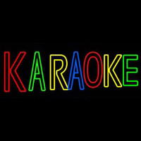 Multi Colored Karaoke Neonreclame