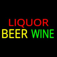 Multi Colored Liquor Beer Wine Neonreclame