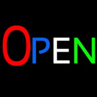 Multicolor Open 1 Neonreclame