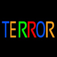 Multicolor Terror Neonreclame