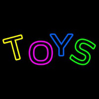 Multicolored Double Stroke Toys Neonreclame