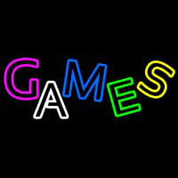 Multicolored Games Neonreclame