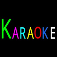 Multicolored Karaoke Neonreclame