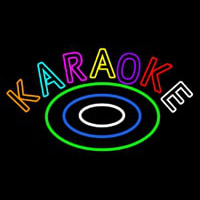Multicolored Karaoke Neonreclame