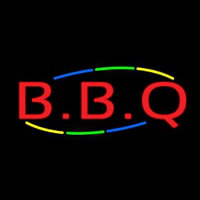 Multicolored Red Bbq Neonreclame