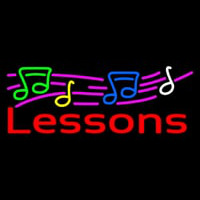 Music Lessons 1 Neonreclame