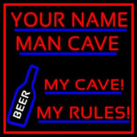 My Cave My Rules Man Cave Neonreclame